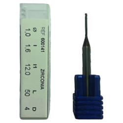 Outil diamanté 3 lames diamètre 1mm (zirconia) DGShape