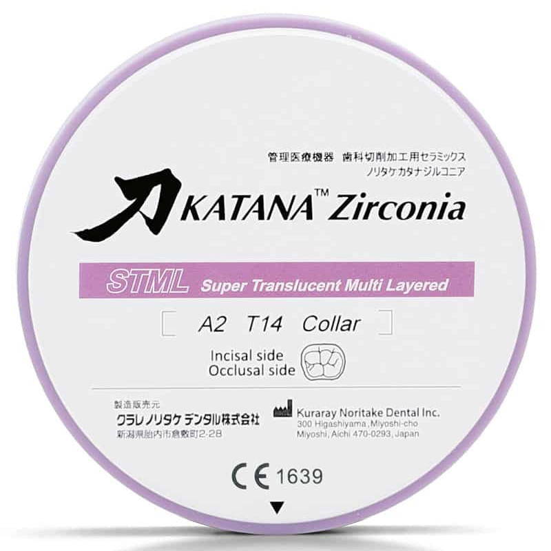 Zircone KATANA™ Kuraray STML - 14 mm - A1 Zircone KATANA™ Kuraray STML - 14 mm - A1