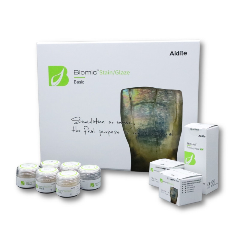 Aidite Biomic™ Stain/Glaze : kit de base