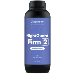 Résine SprintRay Night Guard Firm II Midnight Purple - 1kg