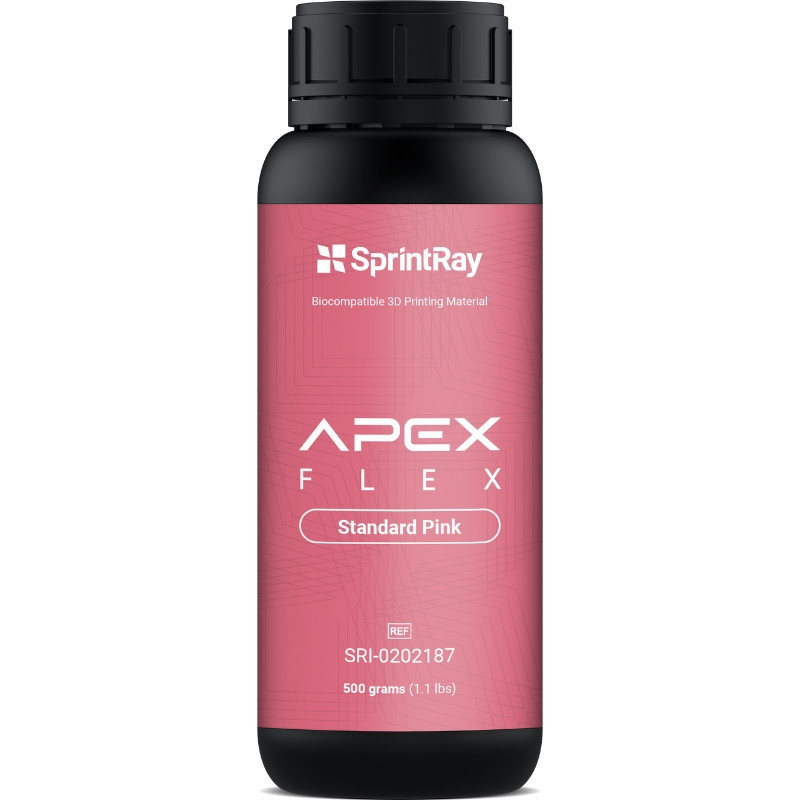 Résine SprintRay Apex Flex Standard Pink - 500 g