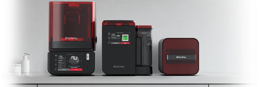Environnement NanoWash avec cure et print