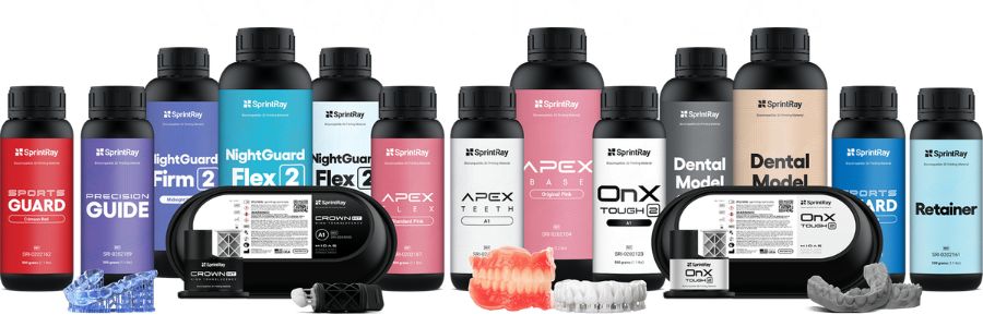 Gamme de résine compatible SprintRay NanoPrint